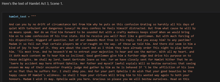 Text for Hambot